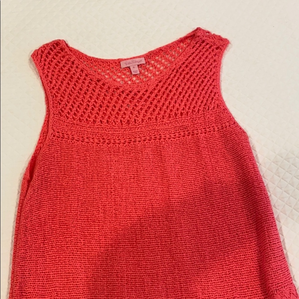 Hot Pink Sweater Top Swim Cover